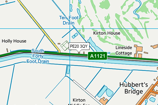 PE20 3QY map - OS VectorMap District (Ordnance Survey) PE20 3QY map - OS VectorMap District (Ordnance Survey)