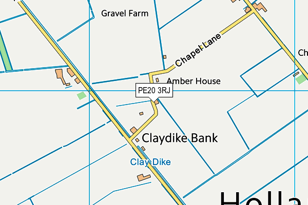 PE20 3RJ map - OS VectorMap District (Ordnance Survey) PE20 3RJ map - OS VectorMap District (Ordnance Survey)