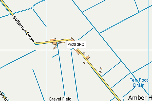 PE20 3RQ map - OS VectorMap District (Ordnance Survey) PE20 3RQ map - OS VectorMap District (Ordnance Survey)