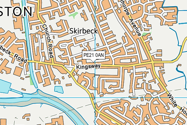 PE21 0AN map - OS VectorMap District (Ordnance Survey) PE21 0AN map - OS VectorMap District (Ordnance Survey)