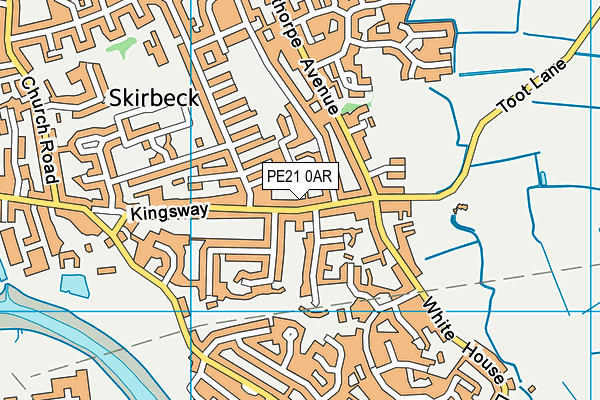 PE21 0AR map - OS VectorMap District (Ordnance Survey) PE21 0AR map - OS VectorMap District (Ordnance Survey)