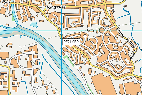 PE21 0BP map - OS VectorMap District (Ordnance Survey) PE21 0BP map - OS VectorMap District (Ordnance Survey)