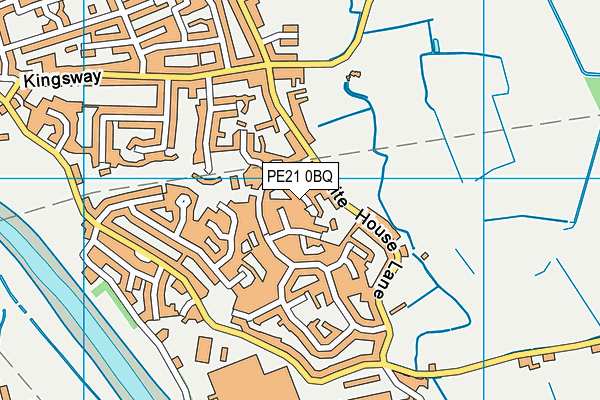 PE21 0BQ map - OS VectorMap District (Ordnance Survey) PE21 0BQ map - OS VectorMap District (Ordnance Survey)