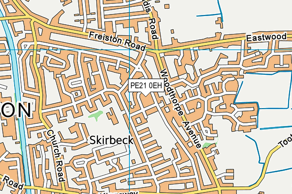 PE21 0EH map - OS VectorMap District (Ordnance Survey) PE21 0EH map - OS VectorMap District (Ordnance Survey)