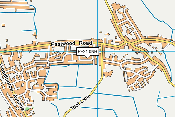 PE21 0NH map - OS VectorMap District (Ordnance Survey) PE21 0NH map - OS VectorMap District (Ordnance Survey)