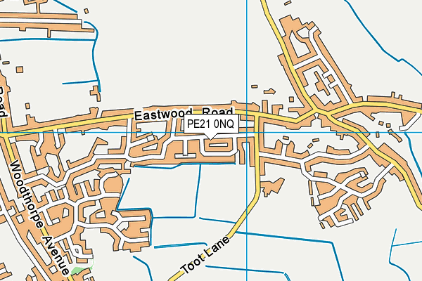 PE21 0NQ map - OS VectorMap District (Ordnance Survey) PE21 0NQ map - OS VectorMap District (Ordnance Survey)