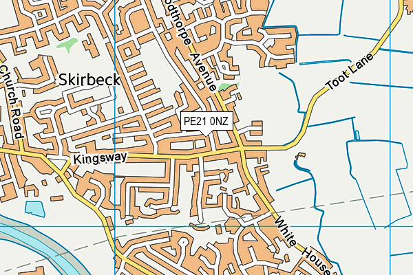 PE21 0NZ map - OS VectorMap District (Ordnance Survey) PE21 0NZ map - OS VectorMap District (Ordnance Survey)
