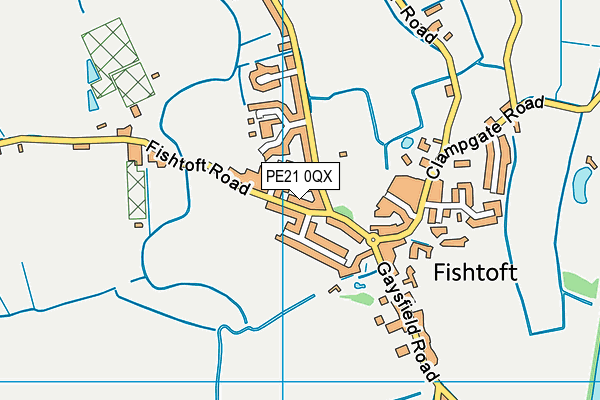 PE21 0QX map - OS VectorMap District (Ordnance Survey) PE21 0QX map - OS VectorMap District (Ordnance Survey)