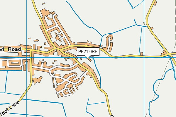 PE21 0RE map - OS VectorMap District (Ordnance Survey) PE21 0RE map - OS VectorMap District (Ordnance Survey)