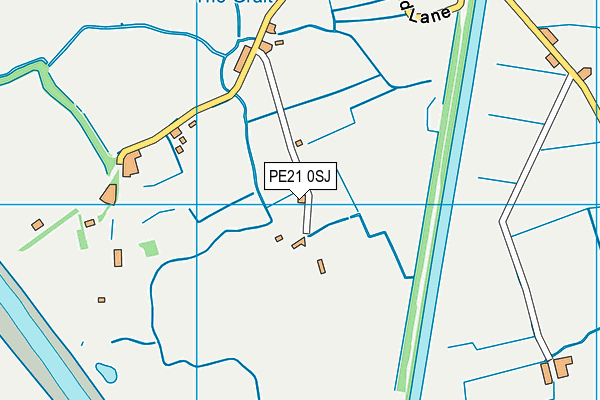PE21 0SJ map - OS VectorMap District (Ordnance Survey) PE21 0SJ map - OS VectorMap District (Ordnance Survey)