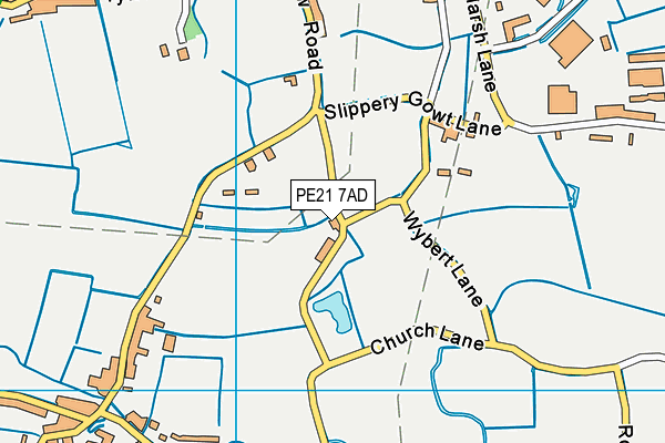 PE21 7AD map - OS VectorMap District (Ordnance Survey) PE21 7AD map - OS VectorMap District (Ordnance Survey)