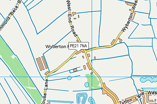 PE21 7NA map - OS VectorMap District (Ordnance Survey) PE21 7NA map - OS VectorMap District (Ordnance Survey)