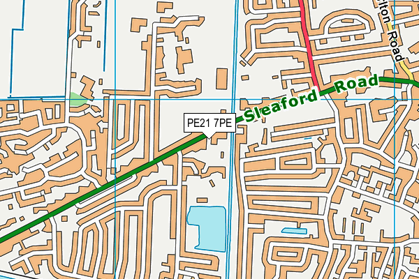 PE21 7PE map - OS VectorMap District (Ordnance Survey) PE21 7PE map - OS VectorMap District (Ordnance Survey)