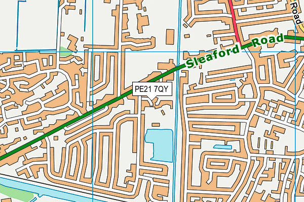 PE21 7QY map - OS VectorMap District (Ordnance Survey) PE21 7QY map - OS VectorMap District (Ordnance Survey)