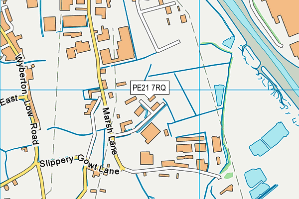 PE21 7RQ map - OS VectorMap District (Ordnance Survey) PE21 7RQ map - OS VectorMap District (Ordnance Survey)
