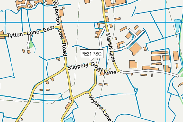 PE21 7SQ map - OS VectorMap District (Ordnance Survey) PE21 7SQ map - OS VectorMap District (Ordnance Survey)