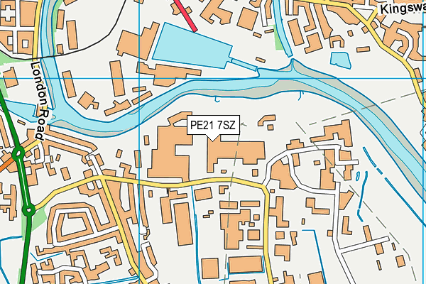 PE21 7SZ map - OS VectorMap District (Ordnance Survey) PE21 7SZ map - OS VectorMap District (Ordnance Survey)