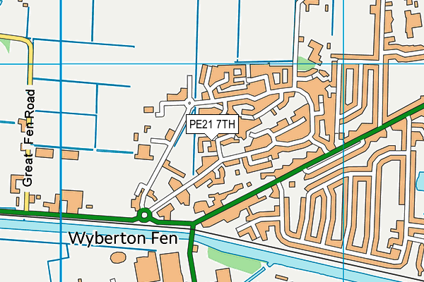 PE21 7TH map - OS VectorMap District (Ordnance Survey) PE21 7TH map - OS VectorMap District (Ordnance Survey)