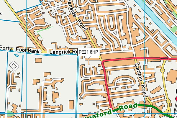 PE21 8HP map - OS VectorMap District (Ordnance Survey) PE21 8HP map - OS VectorMap District (Ordnance Survey)