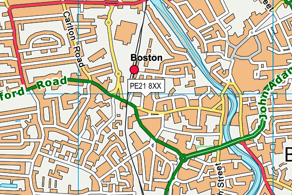 PE21 8XX map - OS VectorMap District (Ordnance Survey) PE21 8XX map - OS VectorMap District (Ordnance Survey)