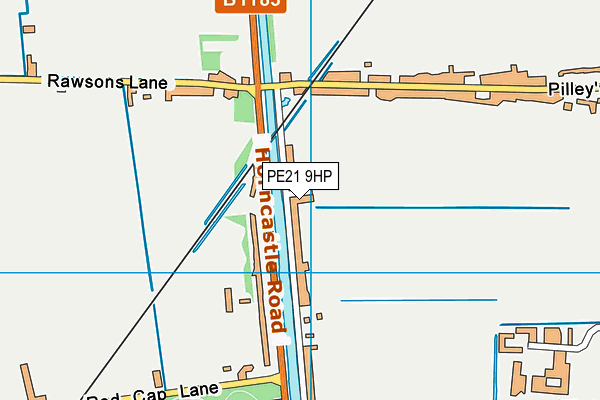 PE21 9HP map - OS VectorMap District (Ordnance Survey) PE21 9HP map - OS VectorMap District (Ordnance Survey)