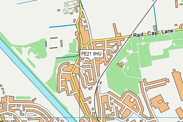 PE21 9HU map - OS VectorMap District (Ordnance Survey) PE21 9HU map - OS VectorMap District (Ordnance Survey)