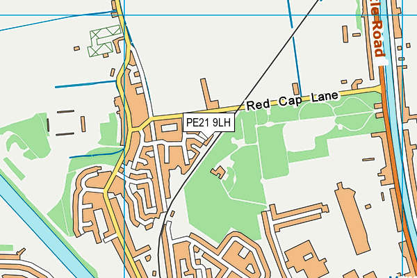 PE21 9LH map - OS VectorMap District (Ordnance Survey) PE21 9LH map - OS VectorMap District (Ordnance Survey)