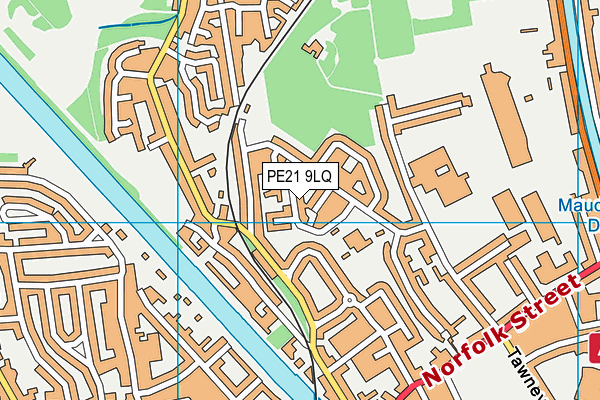 PE21 9LQ map - OS VectorMap District (Ordnance Survey) PE21 9LQ map - OS VectorMap District (Ordnance Survey)