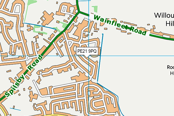 PE21 9PQ map - OS VectorMap District (Ordnance Survey) PE21 9PQ map - OS VectorMap District (Ordnance Survey)