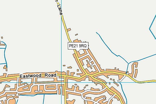 PE21 9RQ map - OS VectorMap District (Ordnance Survey) PE21 9RQ map - OS VectorMap District (Ordnance Survey)