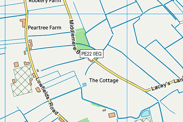 PE22 0EQ map - OS VectorMap District (Ordnance Survey) PE22 0EQ map - OS VectorMap District (Ordnance Survey)
