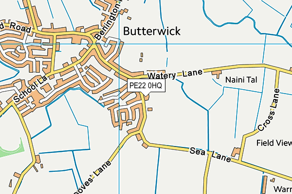 PE22 0HQ map - OS VectorMap District (Ordnance Survey) PE22 0HQ map - OS VectorMap District (Ordnance Survey)