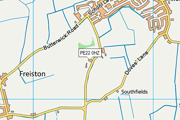 PE22 0HZ map - OS VectorMap District (Ordnance Survey) PE22 0HZ map - OS VectorMap District (Ordnance Survey)