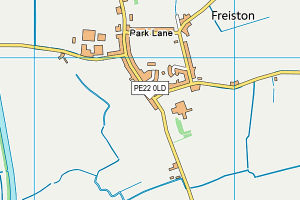 PE22 0LD map - OS VectorMap District (Ordnance Survey) PE22 0LD map - OS VectorMap District (Ordnance Survey)