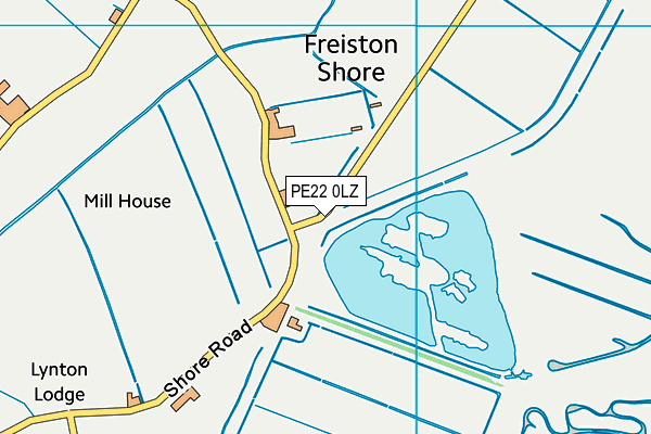 PE22 0LZ map - OS VectorMap District (Ordnance Survey) PE22 0LZ map - OS VectorMap District (Ordnance Survey)