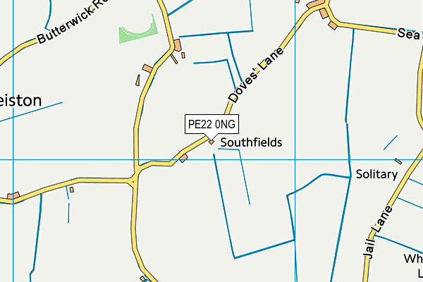 PE22 0NG map - OS VectorMap District (Ordnance Survey) PE22 0NG map - OS VectorMap District (Ordnance Survey)