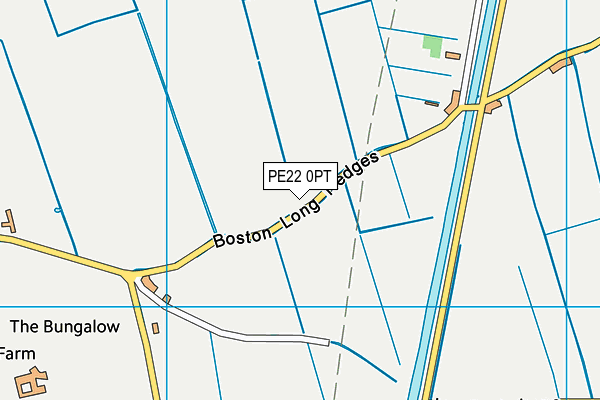 PE22 0PT map - OS VectorMap District (Ordnance Survey) PE22 0PT map - OS VectorMap District (Ordnance Survey)