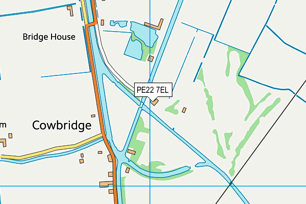 PE22 7EL map - OS VectorMap District (Ordnance Survey) PE22 7EL map - OS VectorMap District (Ordnance Survey)