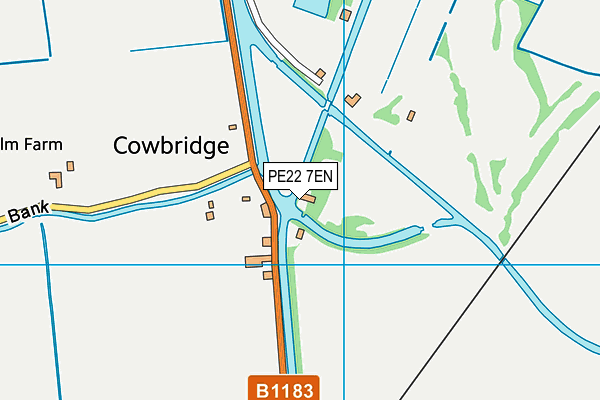 PE22 7EN map - OS VectorMap District (Ordnance Survey) PE22 7EN map - OS VectorMap District (Ordnance Survey)