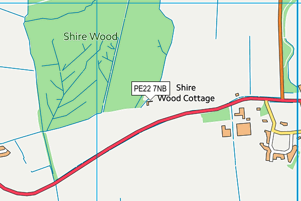 PE22 7NB map - OS VectorMap District (Ordnance Survey) PE22 7NB map - OS VectorMap District (Ordnance Survey)