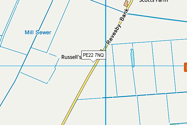 PE22 7NQ map - OS VectorMap District (Ordnance Survey) PE22 7NQ map - OS VectorMap District (Ordnance Survey)