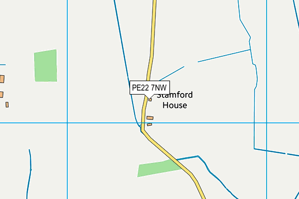 PE22 7NW map - OS VectorMap District (Ordnance Survey) PE22 7NW map - OS VectorMap District (Ordnance Survey)