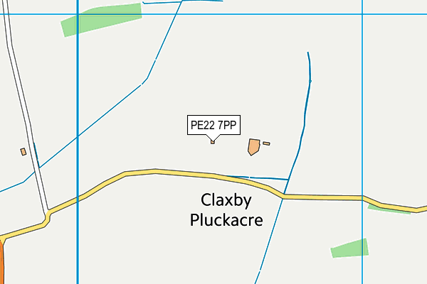 PE22 7PP map - OS VectorMap District (Ordnance Survey) PE22 7PP map - OS VectorMap District (Ordnance Survey)