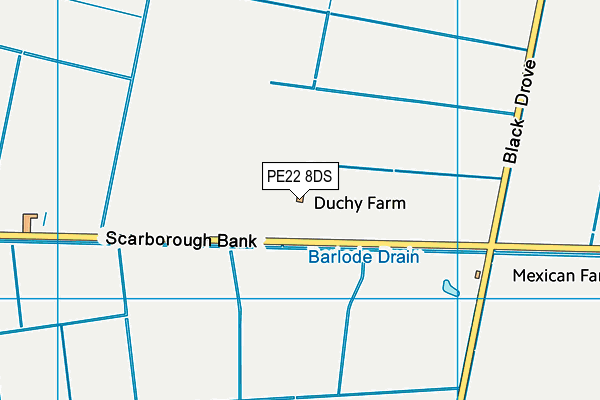 PE22 8DS map - OS VectorMap District (Ordnance Survey) PE22 8DS map - OS VectorMap District (Ordnance Survey)