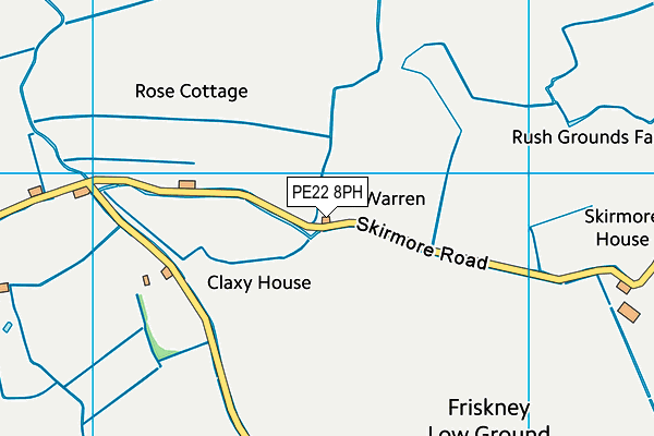 PE22 8PH map - OS VectorMap District (Ordnance Survey) PE22 8PH map - OS VectorMap District (Ordnance Survey)
