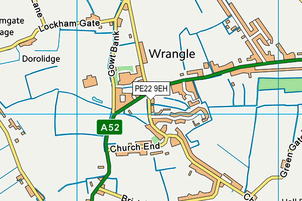 PE22 9EH map - OS VectorMap District (Ordnance Survey) PE22 9EH map - OS VectorMap District (Ordnance Survey)