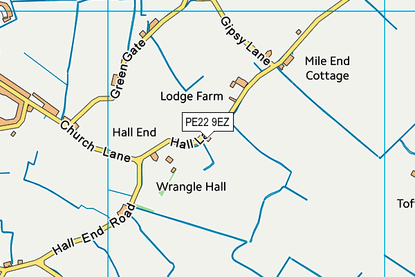 PE22 9EZ map - OS VectorMap District (Ordnance Survey) PE22 9EZ map - OS VectorMap District (Ordnance Survey)