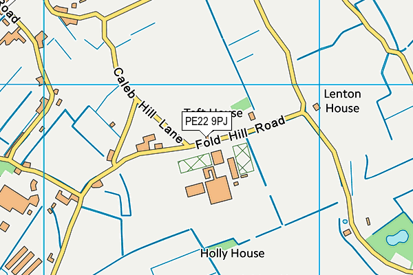 PE22 9PJ map - OS VectorMap District (Ordnance Survey) PE22 9PJ map - OS VectorMap District (Ordnance Survey)