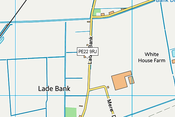 PE22 9RJ map - OS VectorMap District (Ordnance Survey) PE22 9RJ map - OS VectorMap District (Ordnance Survey)