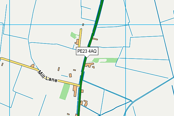 PE23 4AQ map - OS VectorMap District (Ordnance Survey) PE23 4AQ map - OS VectorMap District (Ordnance Survey)